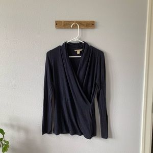 💜2/$12 DRAPEY BLUE TOP